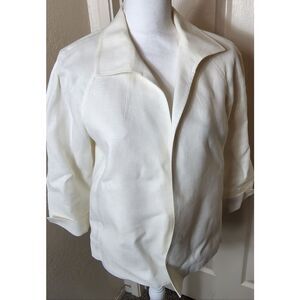 Cream linen jacket 